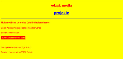 Screenshot of http://odzakmedia.mur.at/