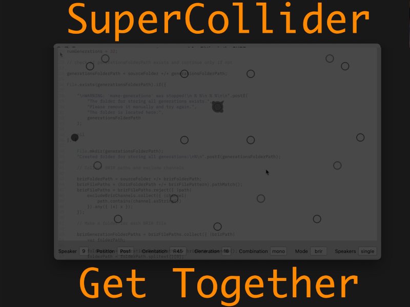 Super Collider get-together