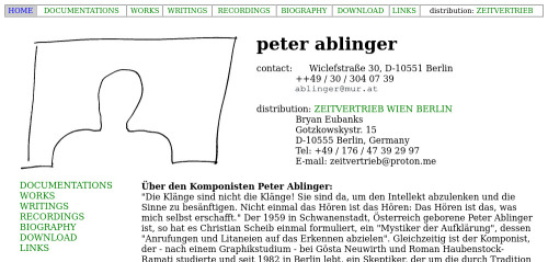 Screenshot of http://ablinger.mur.at/